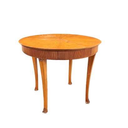 antiguo, mesa, mesa antigua, mesa antigua, mesa italiana antigua, mesa antigua, mesa neoclásica, mesa del siglo XIX, Mesa redonda con estilo