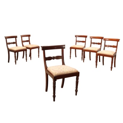 Grupo de sillas victorianas