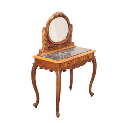 Chippendale Style Dressing Table Walnut Italy XX Century