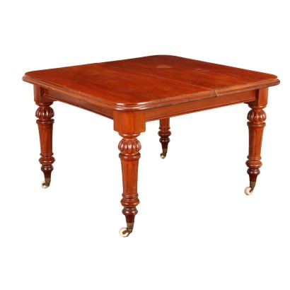 antiguo, mesa, mesa antigua, mesa antigua, mesa italiana antigua, mesa antigua, mesa neoclásica, mesa del siglo XIX, Mesa extensible con extensiones