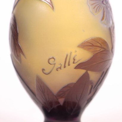 Vase Style Gallé Verre France XX Siècle