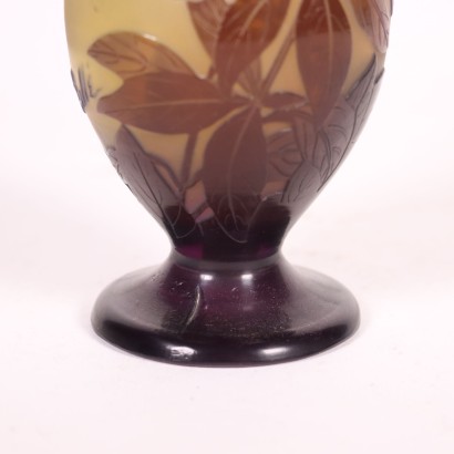 Gallè Style Vase Glass France XX Century