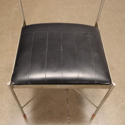 Rationalist Chair Metal Italy 1950s