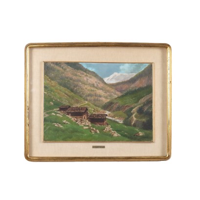Salvatore Maldarelli paisaje de montaña 1909