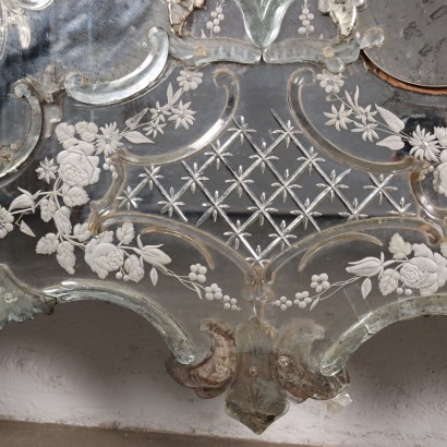 Mirror Murano Glass Italy XIX Century