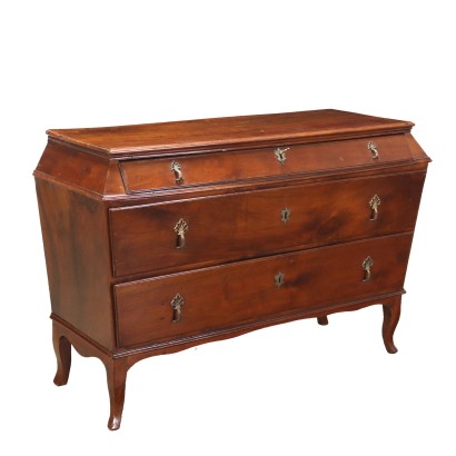 Neoclassical Chest of Drawers Walnut Italy XIX Century