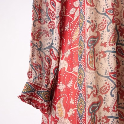 Max Mara Long Dress Silk Size 12 Italy