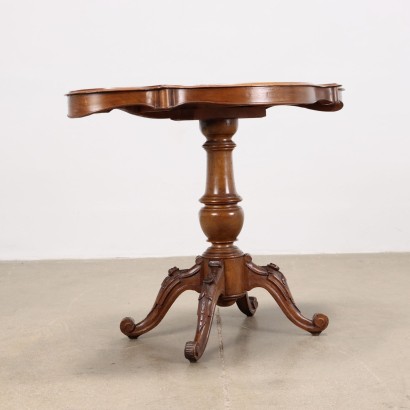 antiguo, mesa, mesa antigua, mesa antigua, mesa italiana antigua, mesa antigua, mesa neoclásica, mesa del siglo XIX, mesa de centro Umbertino Biscocto