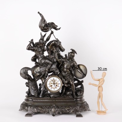 antiquariato, orologio, antiquariato orologio, orologio antico, orologio antico italiano, orologio di antiquariato, orologio neoclassico, orologio del 800, orologio a pendolo, orologio da parete,Orologio da Appoggio G. Introvini Milano