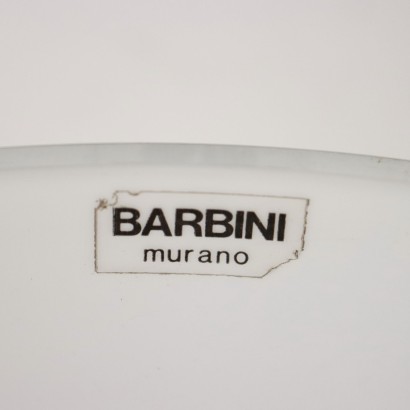 Bol et Vase Verre Man. Barbini Italie Années 1970-1980