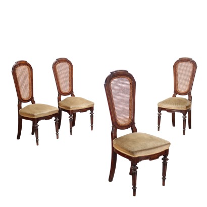 antiquariato, sedia, antiquariato sedie, sedia antica, sedia antica italiana, sedia di antiquariato, sedia neoclassica, sedia del 800,Gruppo di Sedie Umbertine