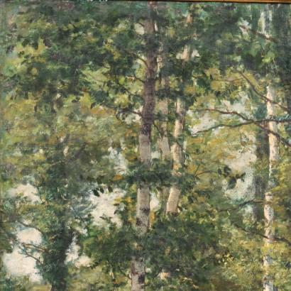 C. Filippo Cabuti Oil on Canvas Italy 1889