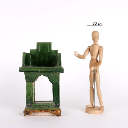 In Scale Throne Ceramic China Ming Era (1368-1644)