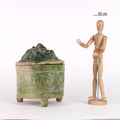 Jar Terracotta China Han Period (206 a.c.-220 d.c.)