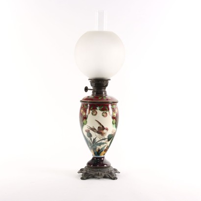 Lampe à Huile Céramique Europe XIX Siècle