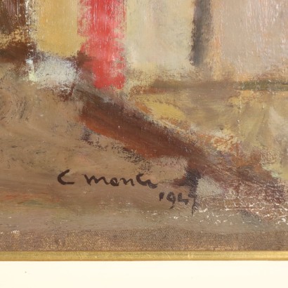 C. Monti Oil on Canvas Italy 1947