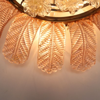 Ceiling Lamp Metal Italy 1950s