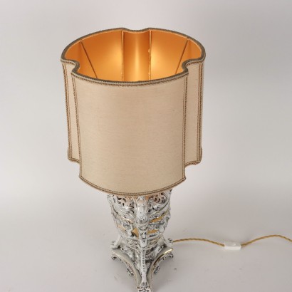 Lamp Ceramic Man Capodimonte Italy 1970s