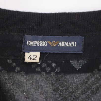 Vintage Pullover E. Armani Seide Gr. 42 Italien 1980er