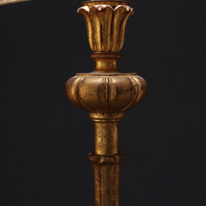 Neoclassical Style Torch-Holder Wood Italy XX Century