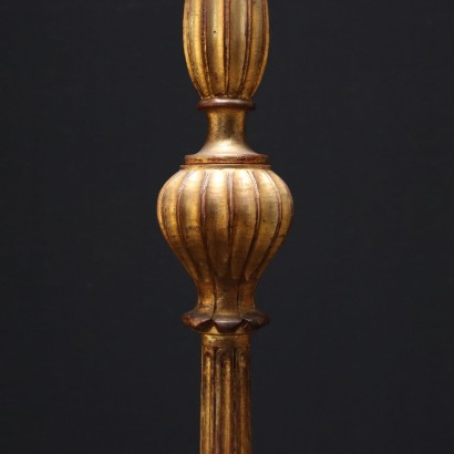 Neoclassical Style Torch-Holder Wood Italy XX Century