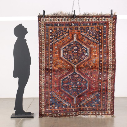 Shiraz Teppich Wolle Iran 1960er-1970er