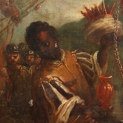 Religious Subject Oil on Canvas Italy XVII-XVIII Century