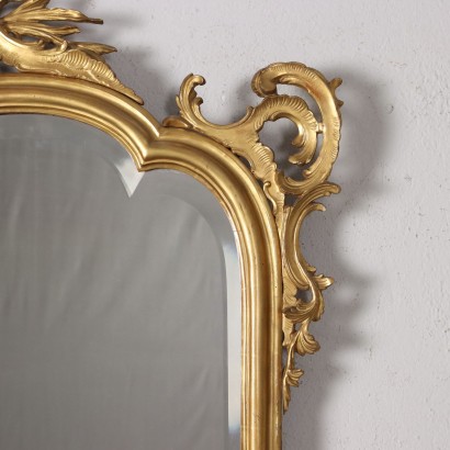 Barockstil Spiegel Holz Italien XIX Jhd