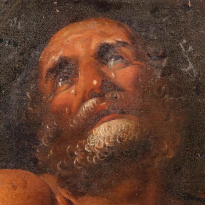 Religious Subject Oil Canvas Italy XVII Century