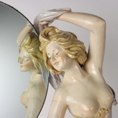 Skulptur Jugendstil Keramik Italien XX Jhd