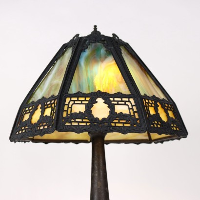 Lampe de Table Style Libery Métal Italie XX Siècle