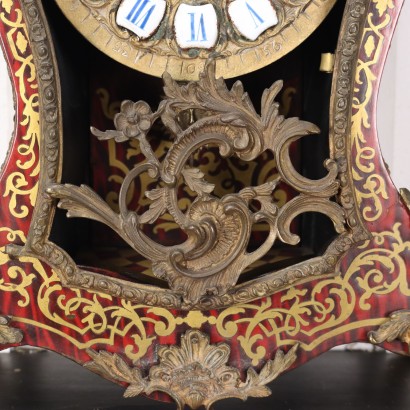 Boulle Style Clock with Shelf Bronze Europe XX Century
