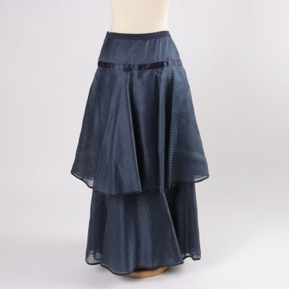 Vintage Skirt Organza Size 10 Italy 1980s