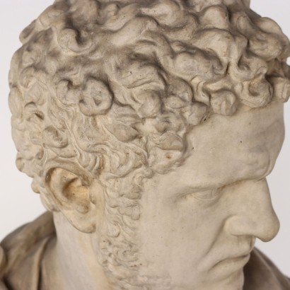 Bust of Caracalla Manifattura di Signa Terracotta Italy 1899-1901