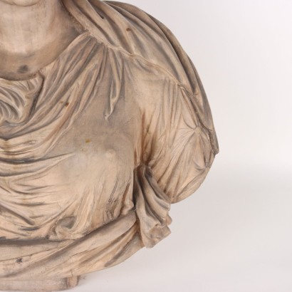 Buste Féminin Terre Cuite Italie XIX-XX Siècle