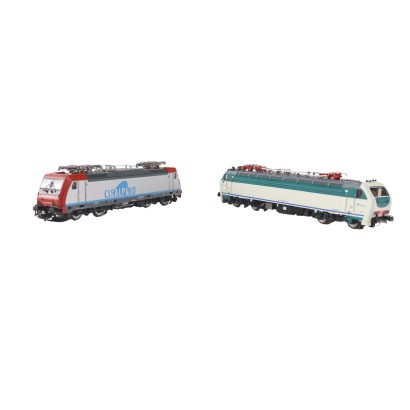 Deux locomotives A.C.M.E. 60050-60211 Métal Italie XX Siècle