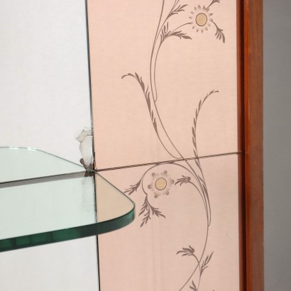 Wandspiegel Glas Italien 1950er