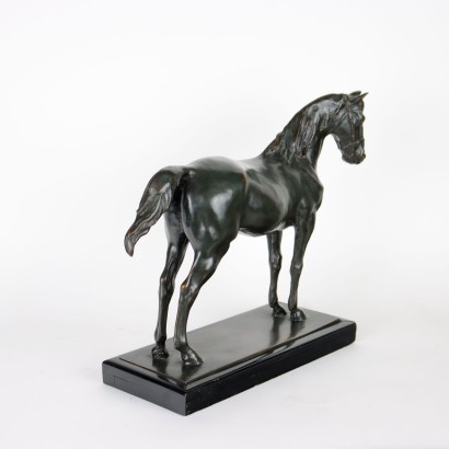 Pferd Skulptur Bronze Italien XX Jhd