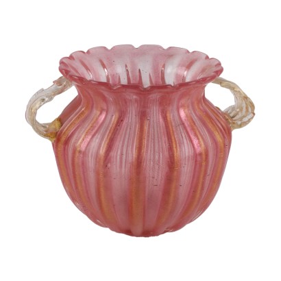 Vase Glass Italy 1930s-1940s