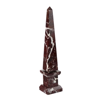 Obelisco in Marmo Rosso Levanto