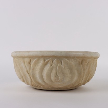 Marble Bowl with Stone Spheres Italy XX Century
