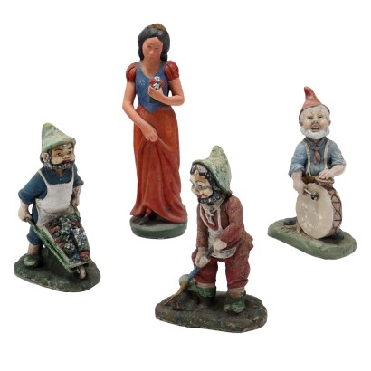 Garden Statues Snow White and Three Dwarfs
