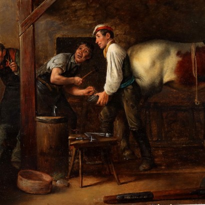 J. Michael Nader Öl auf dem Tisch Österreich 1835