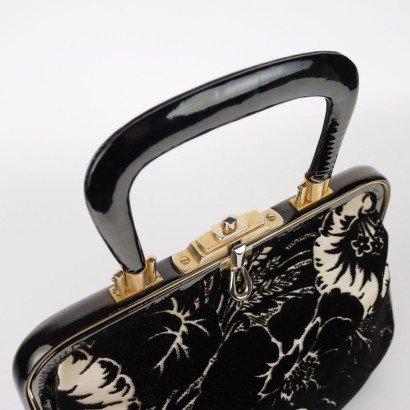 Handbag Velvet Italy 1960s