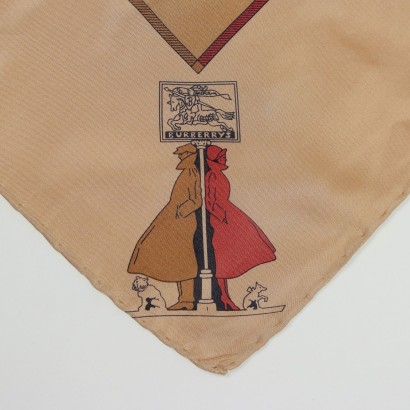 Foulard Vintage in Seta Burberrys