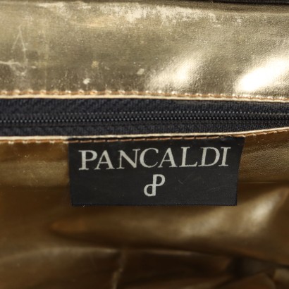 Pancaldi Vintage Tasche Leder Italien 1990er