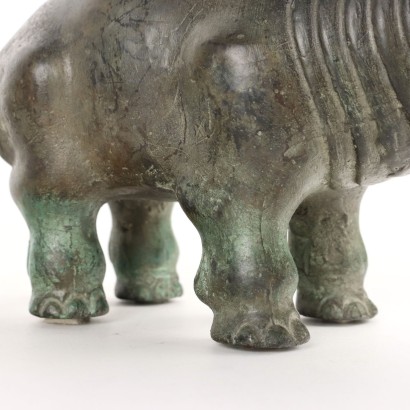 rinoceronte de bronce