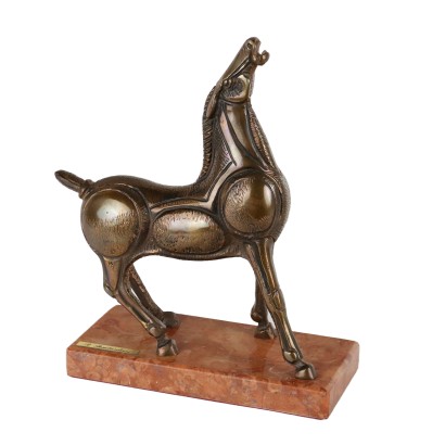 R. Bombardieri Pferd Bronze Italien XXI Jhd