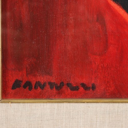 E. Fantuzzi Oil on Canvas Italy XX Century