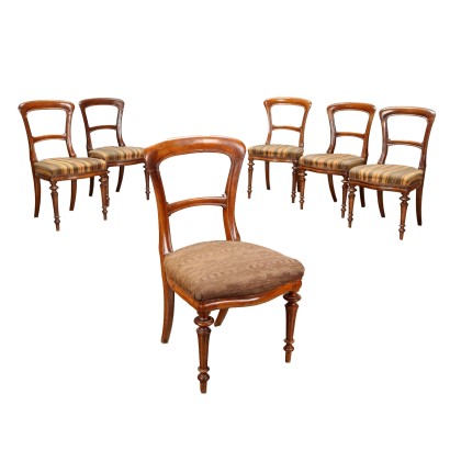 antigüedades, silla, sillas antiguas, silla antigua, silla italiana antigua, silla antigua, silla neoclásica, silla del siglo XIX, grupo de sillas del siglo XIX